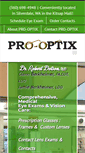 Mobile Screenshot of pro-optix.com