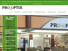 Tablet Screenshot of pro-optix.com